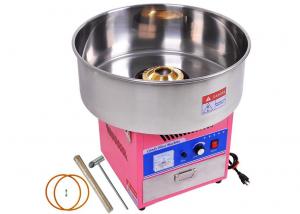 China Stainless Steel Snack Bar Equipment / Electric Cotton Candy Floss Machine factory