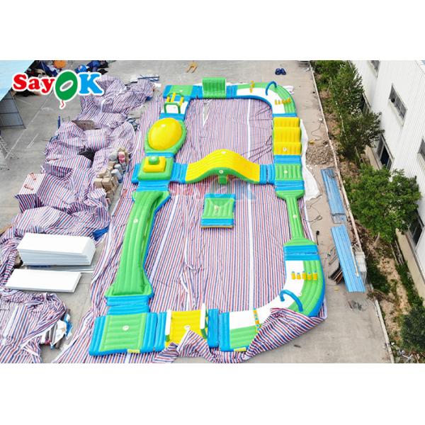 20x30m Inflatable Water Pool Obstacle Course Sport Games Digital Pringting