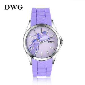 China IP silver case silicone sports watches mineral glass unisex quartz watch on sale