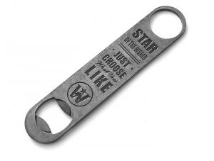 China Stamping Stainless Steel Bottle Opener With Logo Lathe Machining 175*35mm on sale