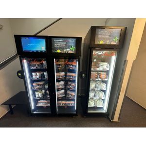 5-20 Trays Capacity Metal Smart Fridge Vending Machine for Ice Cream Durable
