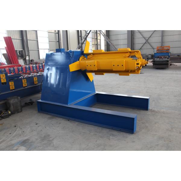 5 Ton Roll Forming Machine Components Automatic Hydraulic Decoiler Without Car