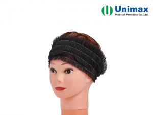 China Disposable Spa Make up Non-woven Elastic Hairbands Hairties factory