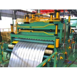 China Hydraulic Steel Coil Slitting Machine , 0.2-0.8mm Metal Coil Slitter on sale