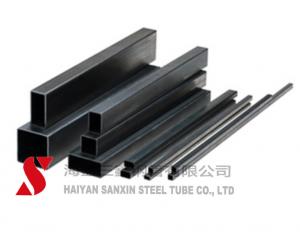 China Carbon Welded Black Rectangular Steel Tubing EN10219 ASTM / DIN Standard factory