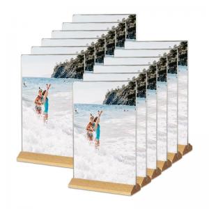 China Odorless Tabletop Photo Frames A4 A5 A6 Transparent Picture Frame factory