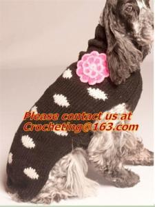 winter turthleneck Knit Pet dog sweater, pet dog clothes free knitting pattern, dog sweate