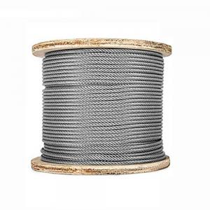 China Non-Alloy Stainless Steel ACSR ASTM A475 1X19 Strand Galvanized Steel Strand Stay Wire for Overhead Conductor on sale