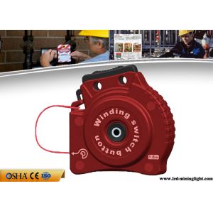 China Multi Function Red Cable Lock Out , PC Automatic Telescopic Lockout Cable factory