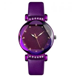 China 9188 fashion leather strap watch quartz movement women wristwatches girls hand chain watch factory