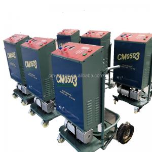 China movable refrigerant recycling machine trolley car a/c recovery charging machine R134a R407c gas filling equipment on sale