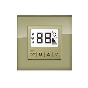 China 24V Home Smart Thermostat , 5 conjoined Knx Room Thermostat factory