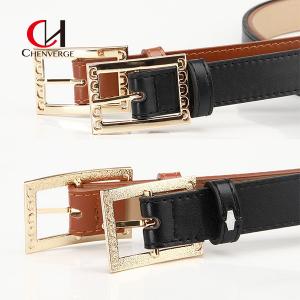 China Cowhide Leather Waist Belt Ornament Zinc Alloy Multi Color Casual Suit Wind Decoration factory