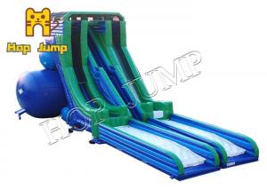 China 2000N / 50mm Large Inflatable Water Slide For Commercial Rental Business factory