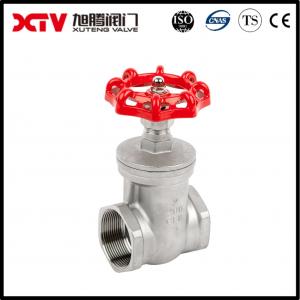 China Household Usage Stainless Steel Thread Hand Wheel Butterfly Valve with US Currency factory