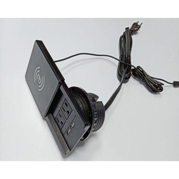 China Creative Multi - Function Conference Table Socket / Wireless Charging Socket factory