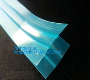 plastic flange zipper without teeth, PP/PE/PVC/EVA Plastic Flange Zipper For Pouch, PP/PE/PVC/EVA Plastic Flange Zipper
