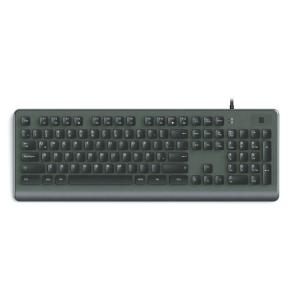 China USB Plastic Keyboard With Fingerprint Reader Function Keys Multimedia Keys And Numeric Keys factory
