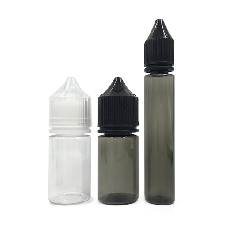E Liquid Childproof Screw Cap Bottles Customized Printing 10ml-100ml Capacity