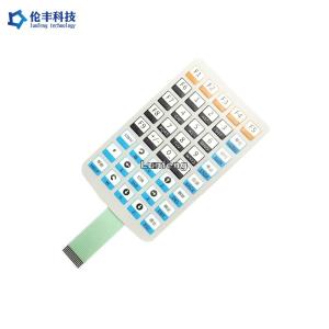 China Tactile PET Membrane Switch , Metal Dome Tactile Switch OEM on sale