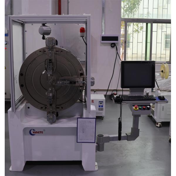 Square Shape Flat Wire Coil Winding Machine With 8 Spindles 5.5KW