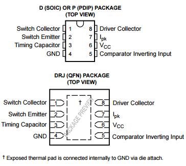 MC33063ADR Programmable IC Chips 1.5- A Peak Boost / Buck / Inverting Switching Regulators Laser Diode