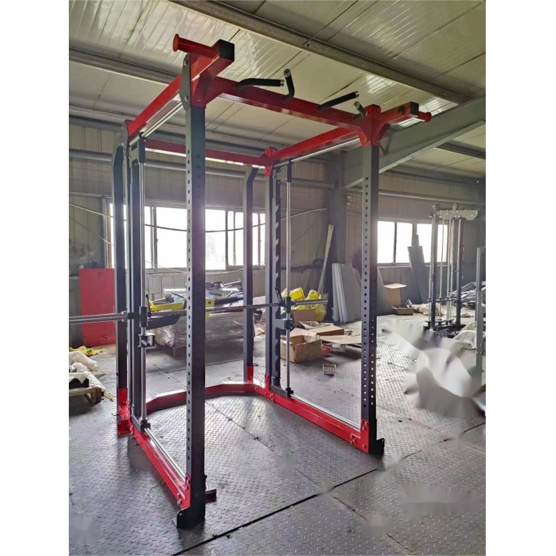 Workout Equipment Weight Bench Rowing Leg Press Multi Function Smith Machine With Weight Stack