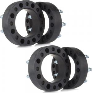 China 6061 T6 2 Black Car Wheel Spacers 8 Lug Adapter For Ford F250-F350 99-19 on sale