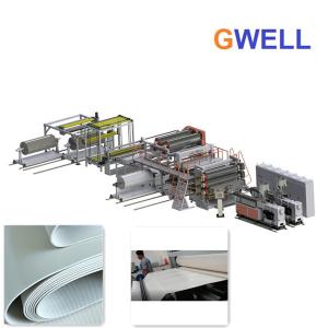 China PVC Waterproofing Membrane Production Line Width is 1500-6000 mm on sale