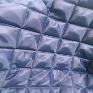 China 160gsm Breathable Outdoor Fabric Polyester 142cm Diamond Quilting factory