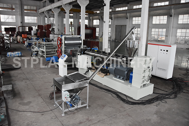 HDPE Drain Board Plastic Sheet Extrusion Machine , Plastic Sheet Making Machine