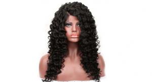 China Swiss HD 360 Lace Natural Brazilian Curly Wig Human Hair Lace Front Wigs factory