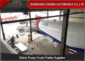 China 80 Tons Bulk Cement Tanker Trailer Mobile Horizontal Cement Fly Ash Silo Semi Trailer factory