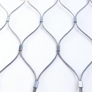 China Zoo Animal Cages Protective Stainless Steel Wire Rope Mesh Anti Corrosion factory