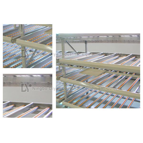 Customized Color Inventory Rack System With Adjustable Stainless Steel Structure