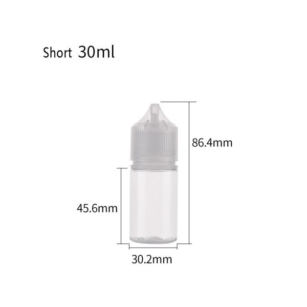 5ml PE Material Translucent Squeezable Dropper