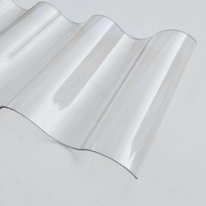 China 1.8mm Polycarbonate Corrugated Sheet Greenhouse Roof Material PC Roofing Plastic Corrugated Sheet factory