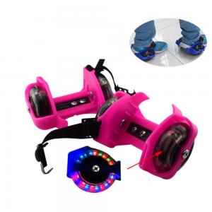 China YOBANG Pink girls Heel Wheel Skates Jet Wheelies for Shoes Adjustable Heel Skates factory