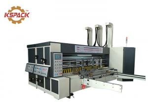 China Pizza Box Rotary Die Cutter Two Color Printing Machine For Corrugated Carton Industry factory