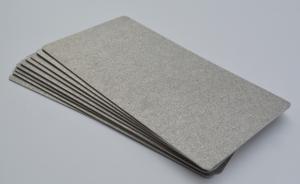 China Micro Sintered Porous Metal Plate Gas Diffusion Layer Porous titanium electrode factory