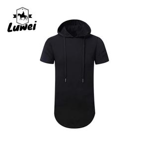 China Over Size Knitted Hip Hop Mens Gym Short Sleeve Streetwear Clothing Blank Long Pullover Men Hoodies & Sweatshirt factory