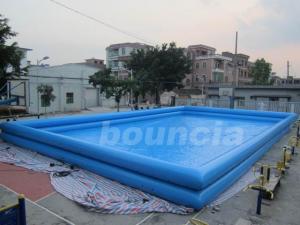China Double Layer Giant Outdoor Inflatable Water Pool For Commercial Use factory
