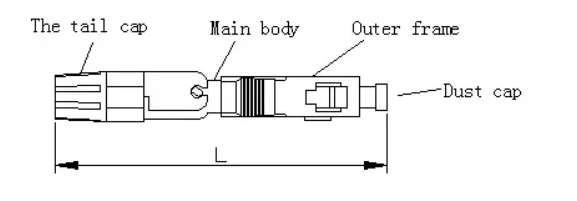 Field Termination SC APC UPC Ftth Cable Connector