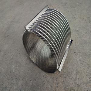 China 2.03mm Slot Width Customized Stainless Steel Wedge Wire Baskets on sale