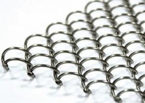 China 316 Stainless Steel Decorative Wire Mesh Screen with Diamond Shaped Hole factory