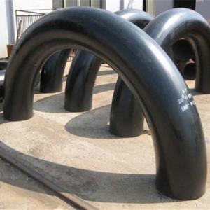 China ERW 45 Degree Carbon Steel Pipe Bend 5D Black A234 WPB ASME factory
