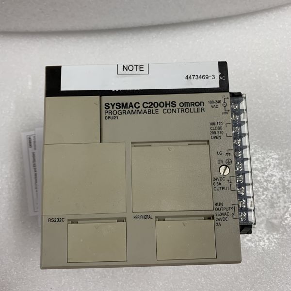 China OMRON C200HS-CPU21-E SYSMATIC CPU UNIT W/RS232 AND AC POWER SUPPLY NEW factory