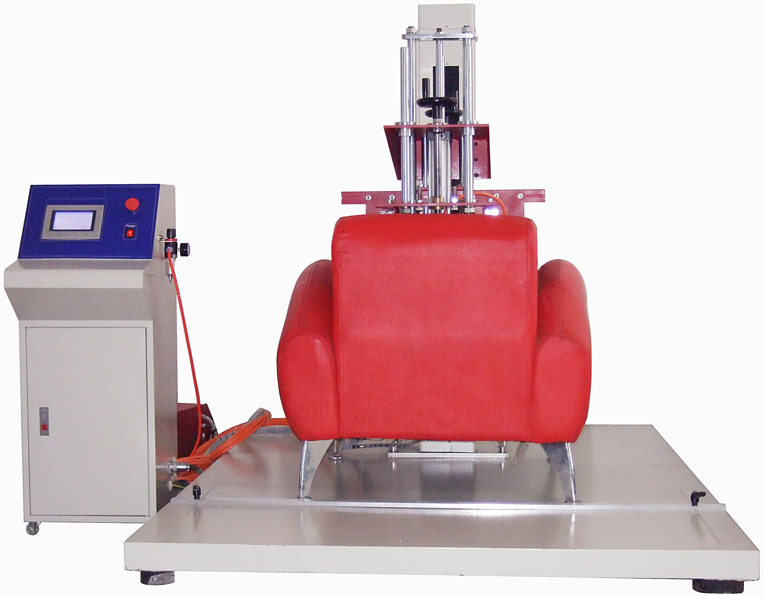 Programmable Controller Furniture Testing Machines For Single Seat Sofa Test Equipment HD-F762