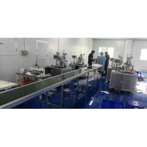 China Low Power Consumption N95 Mask Manufacturing Machine , Durable Mask Making Equipment High Stability factory