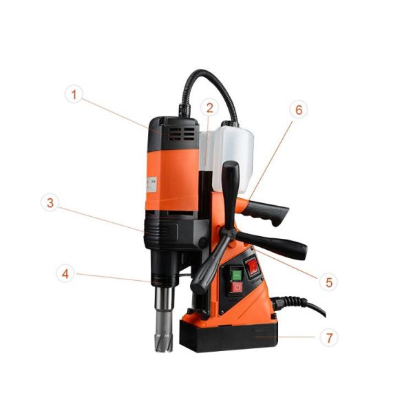 BMR TOOLS 1100W High work efficiency portable magnetic drill machine with 35mm drilling diameter